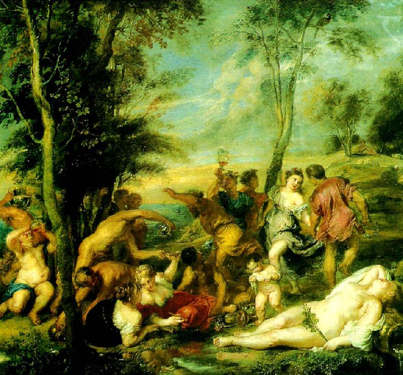 Peter Paul Rubens backanal pa andros oil painting image